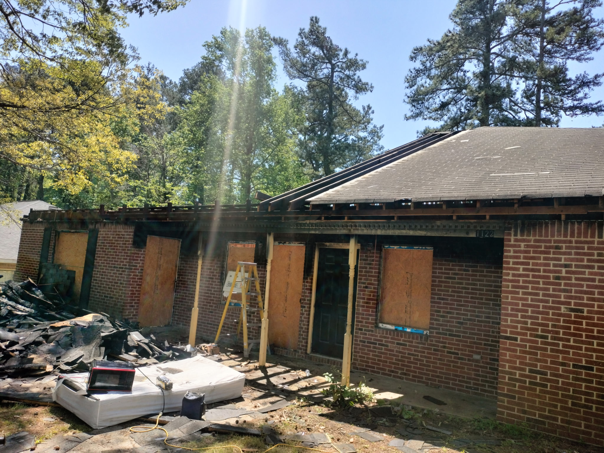 Fire Restoration - Before