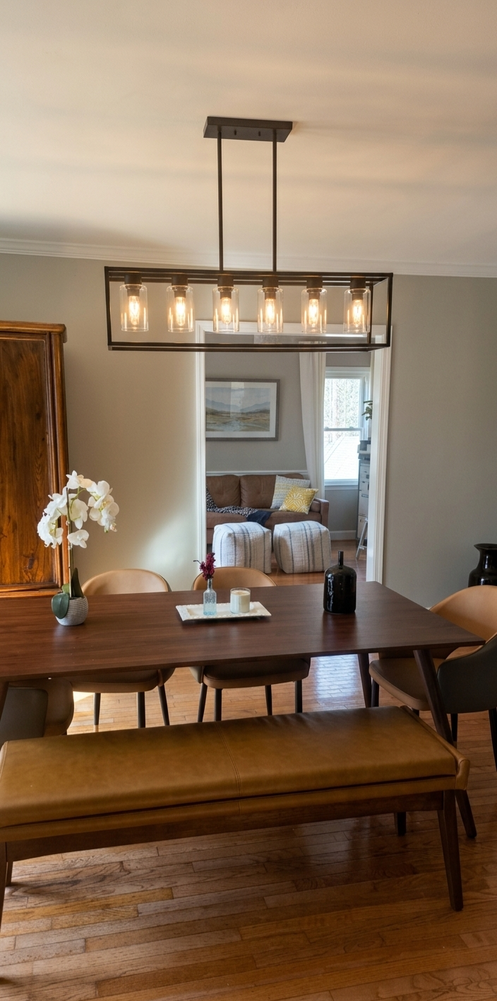 Dining Room Light Fixture Installation