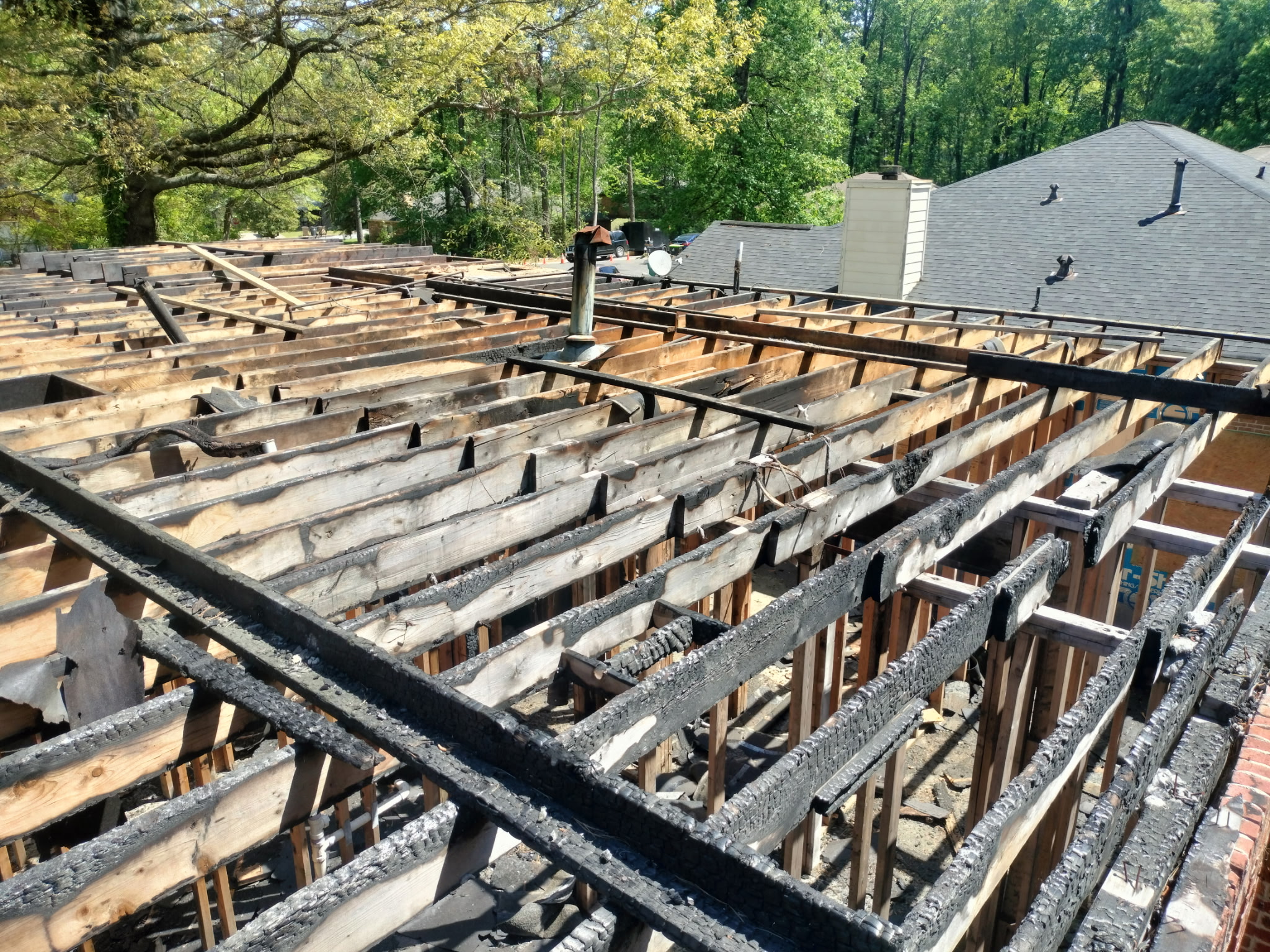 Fire Damage Structure - Before