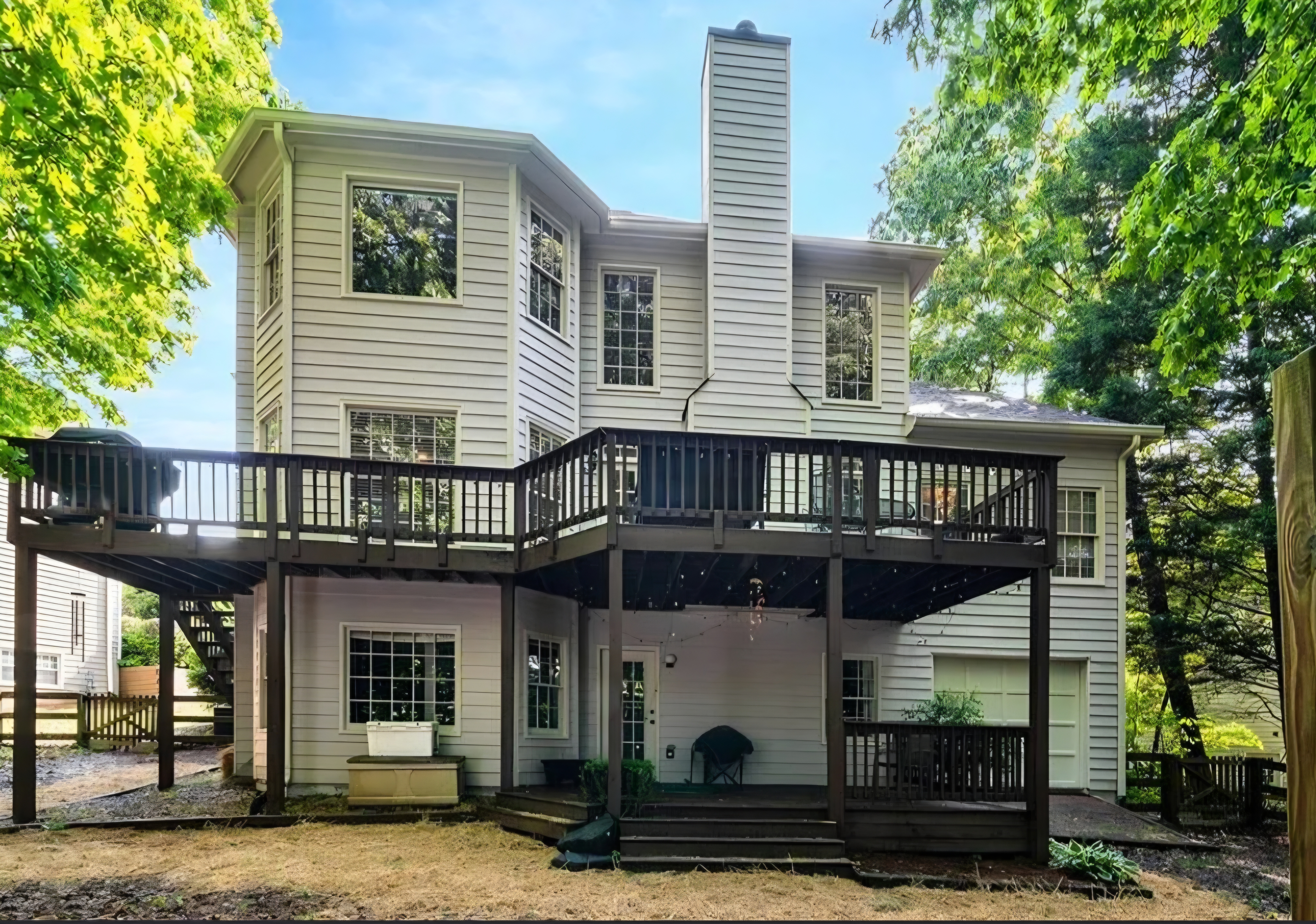 Deck Lift & Stair Rebuild - Settling Fix