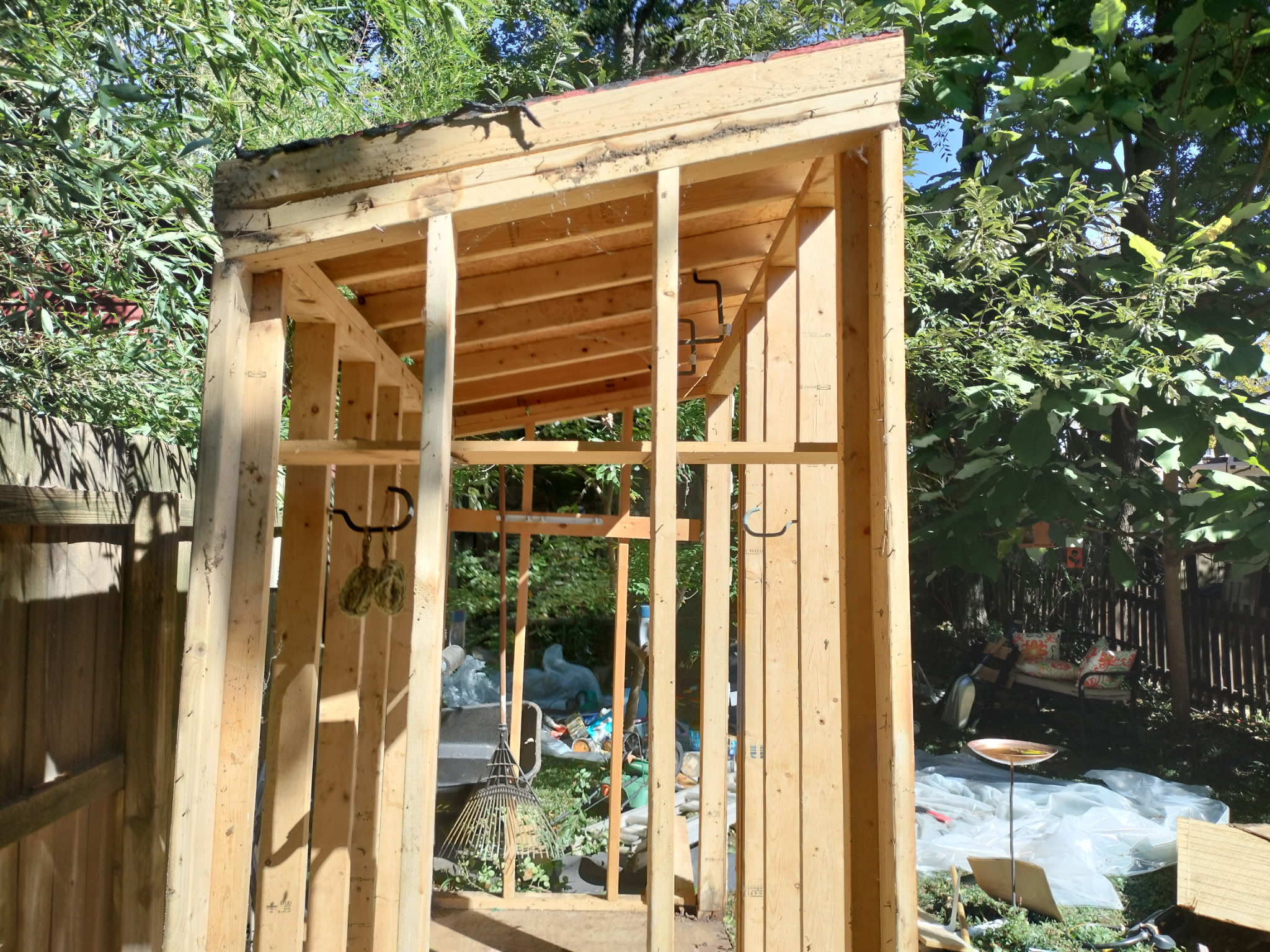 Custom Outdoor Shed Build